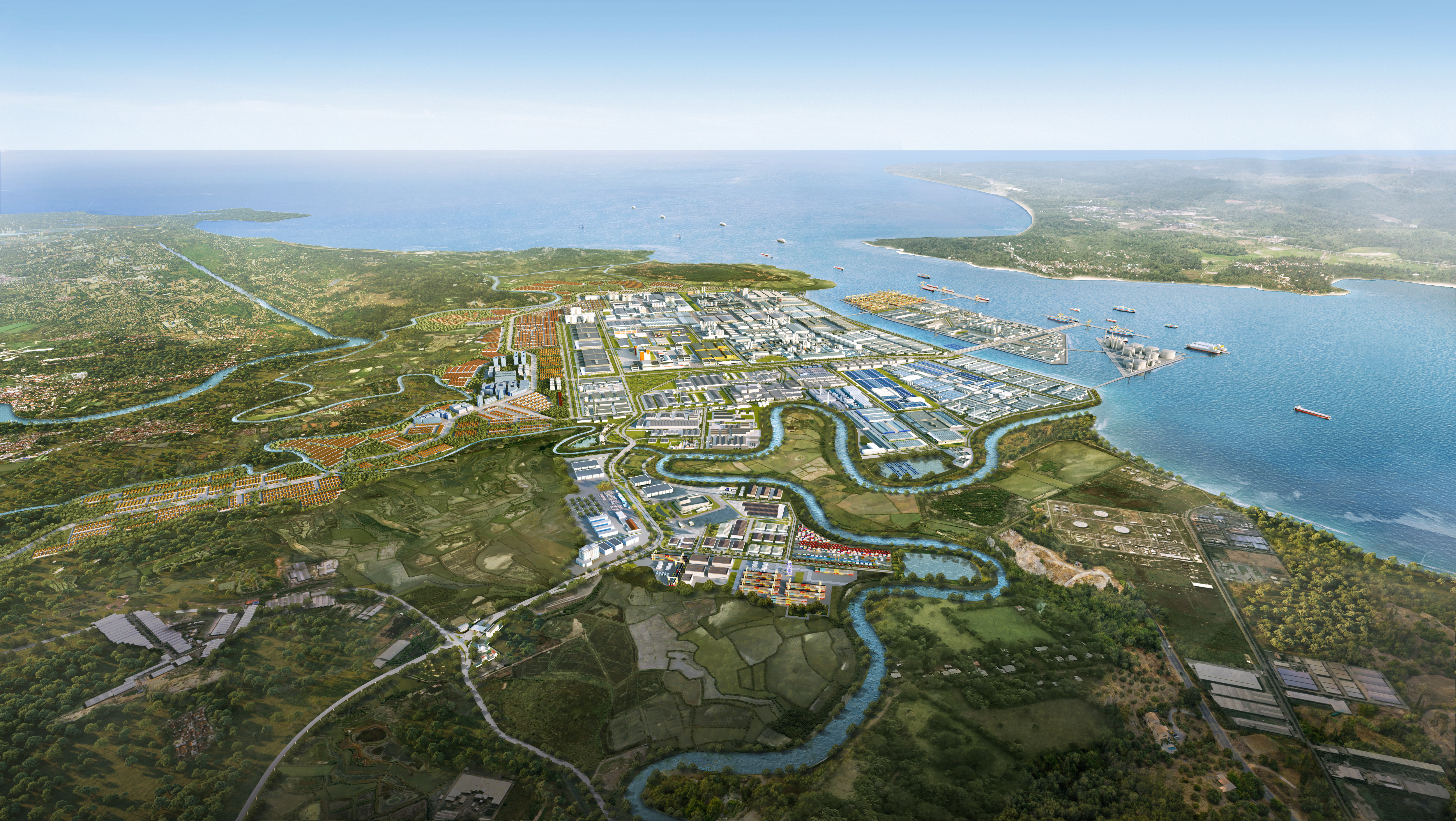 JIIPE：産業、港湾、住宅ゾーンを統合した総合開発